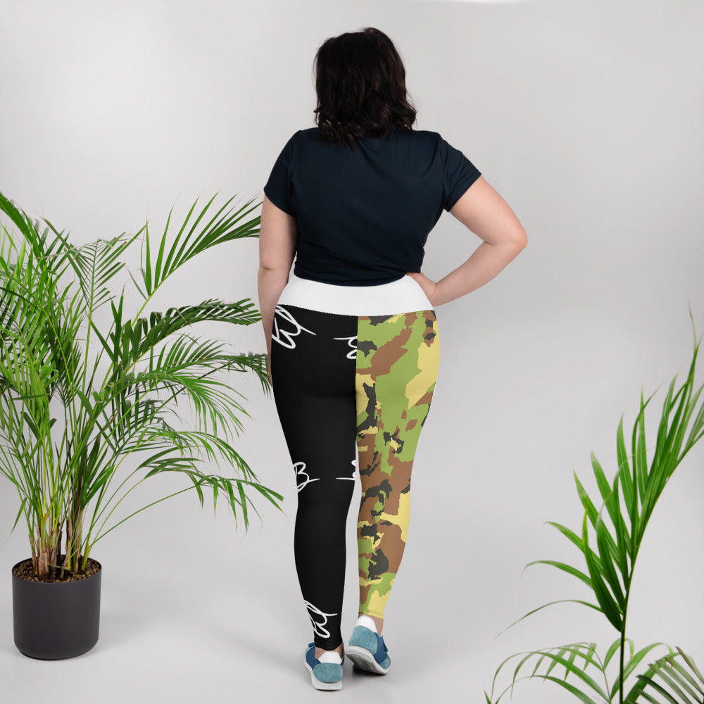 All-Over Print Plus Size Leggings