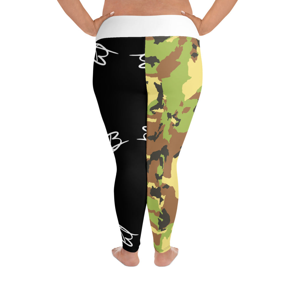 All-Over Print Plus Size Leggings