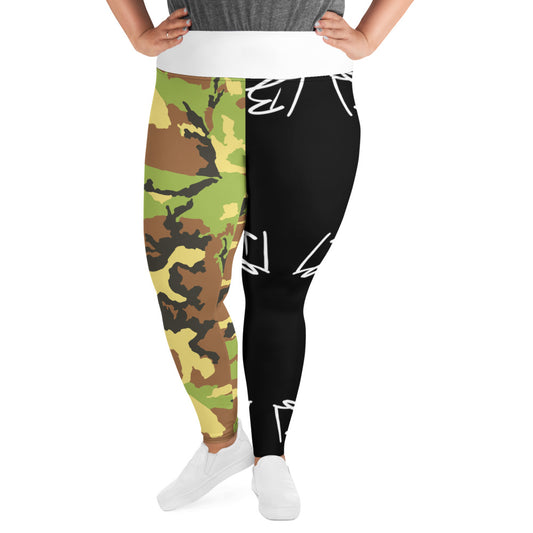 All-Over Print Plus Size Leggings