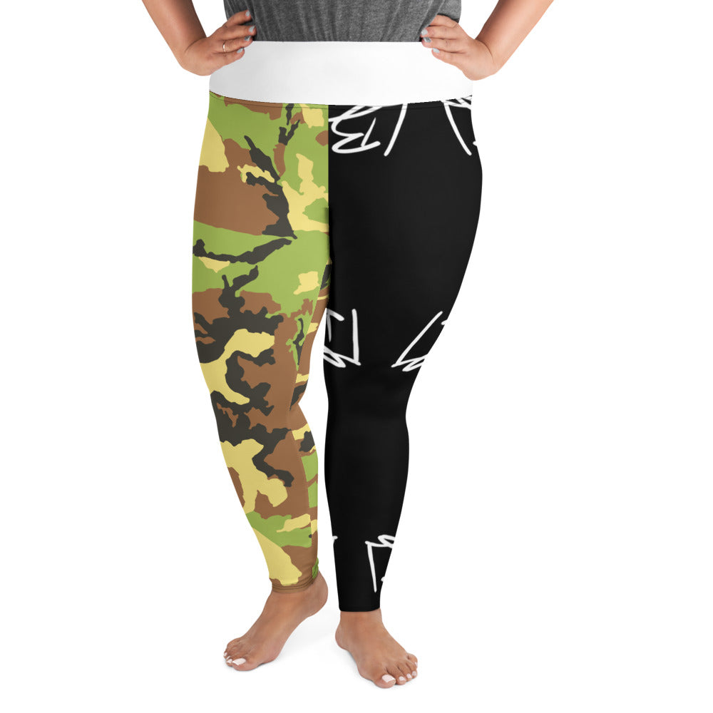 All-Over Print Plus Size Leggings