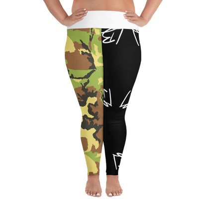 All-Over Print Plus Size Leggings
