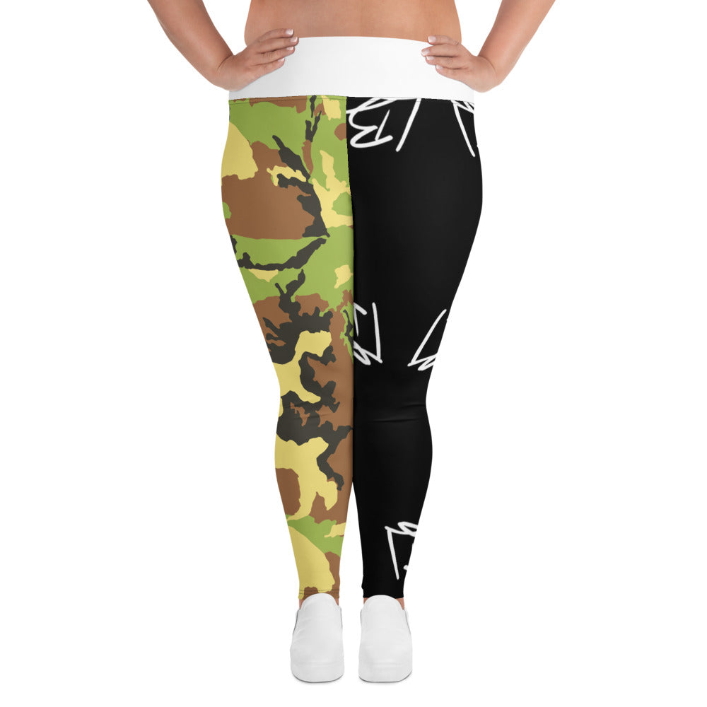 All-Over Print Plus Size Leggings
