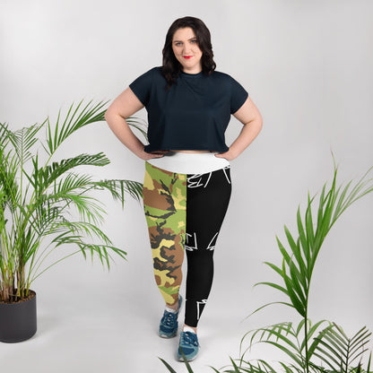 All-Over Print Plus Size Leggings