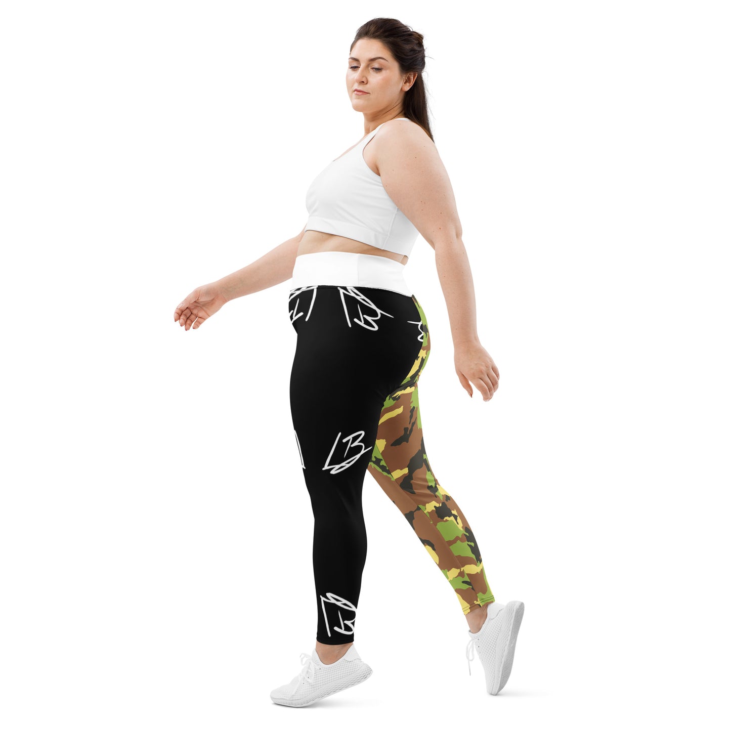 All-Over Print Plus Size Leggings
