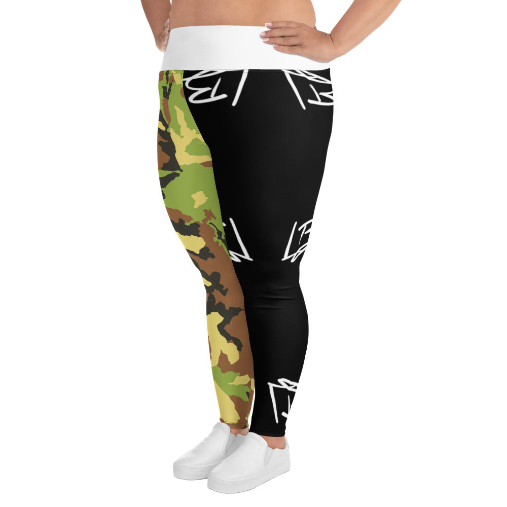 All-Over Print Plus Size Leggings
