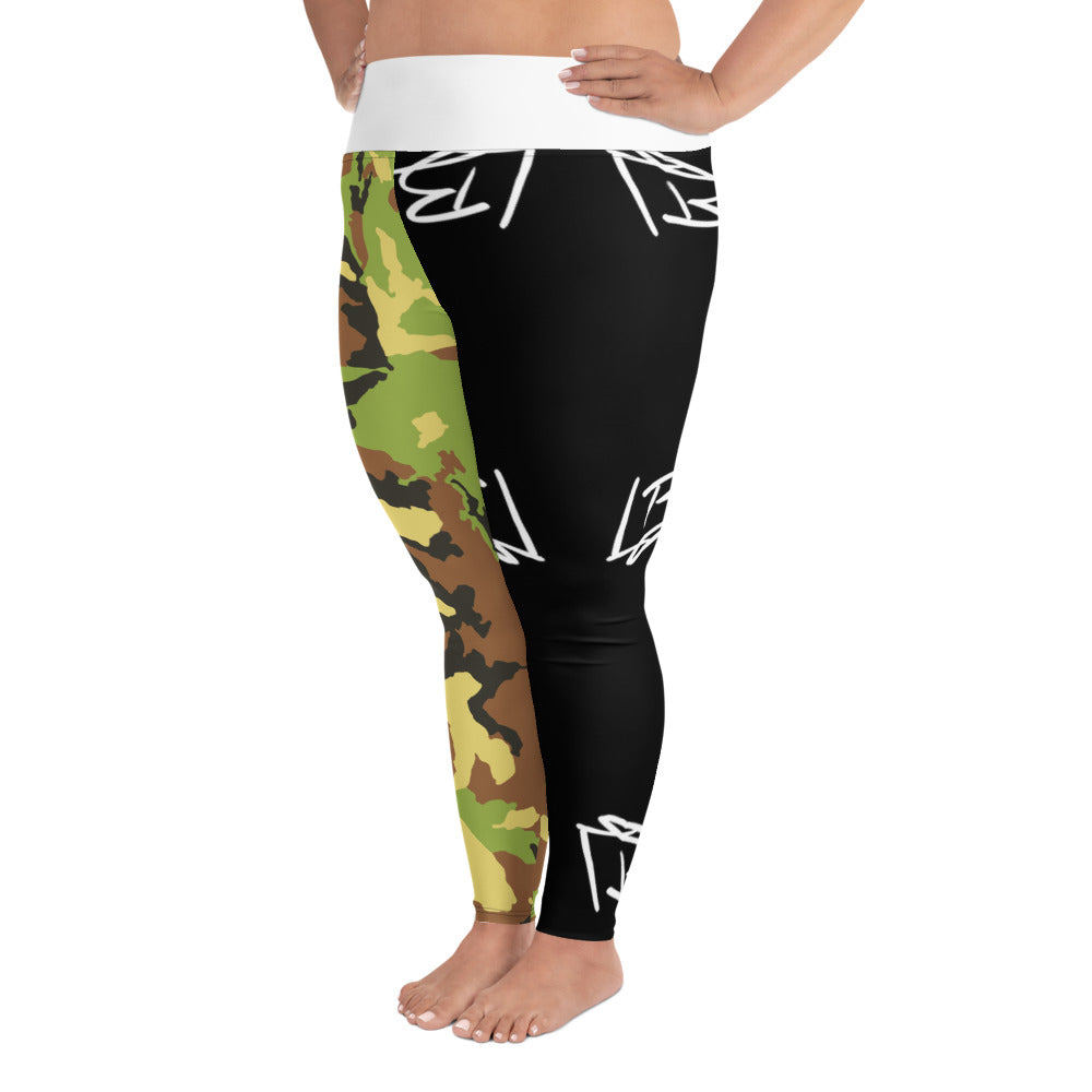 All-Over Print Plus Size Leggings