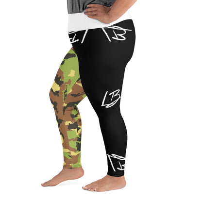 All-Over Print Plus Size Leggings