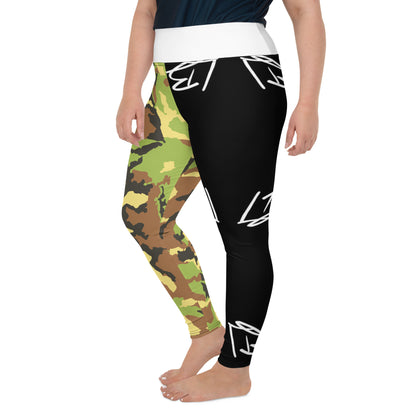 All-Over Print Plus Size Leggings