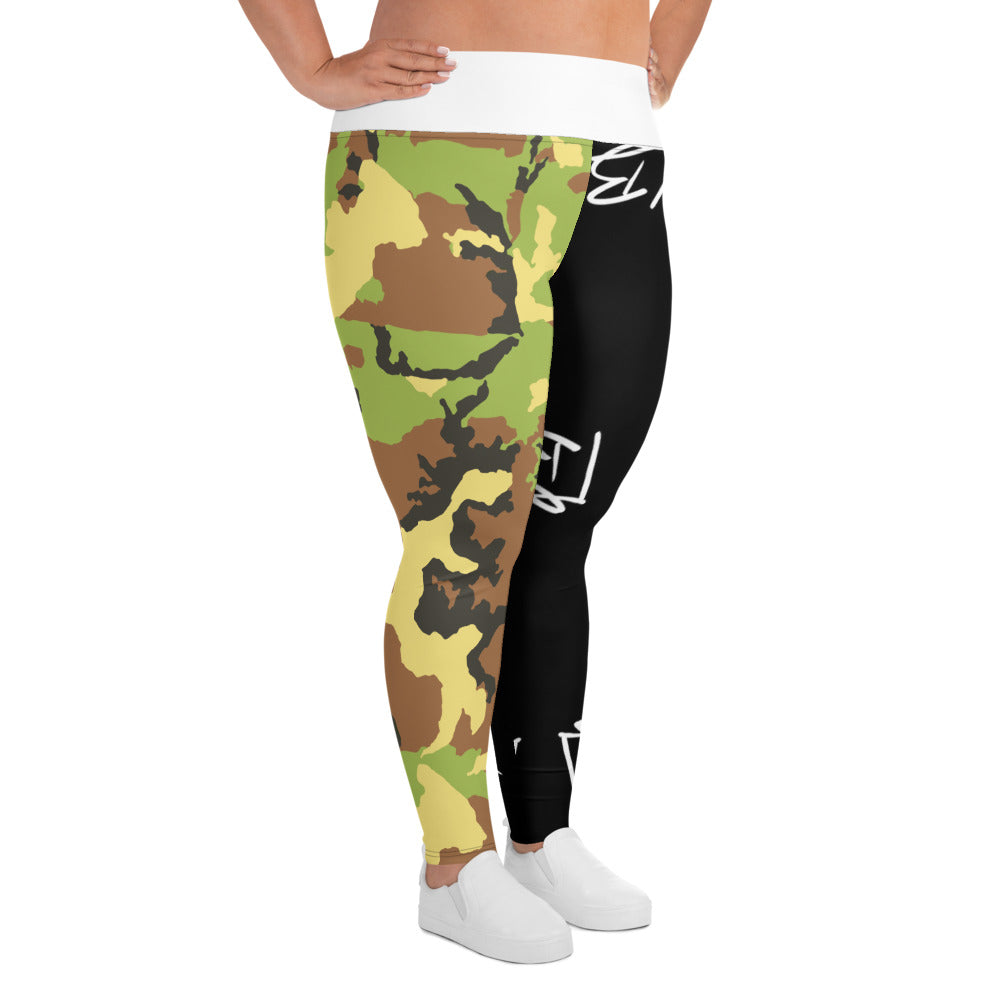 All-Over Print Plus Size Leggings