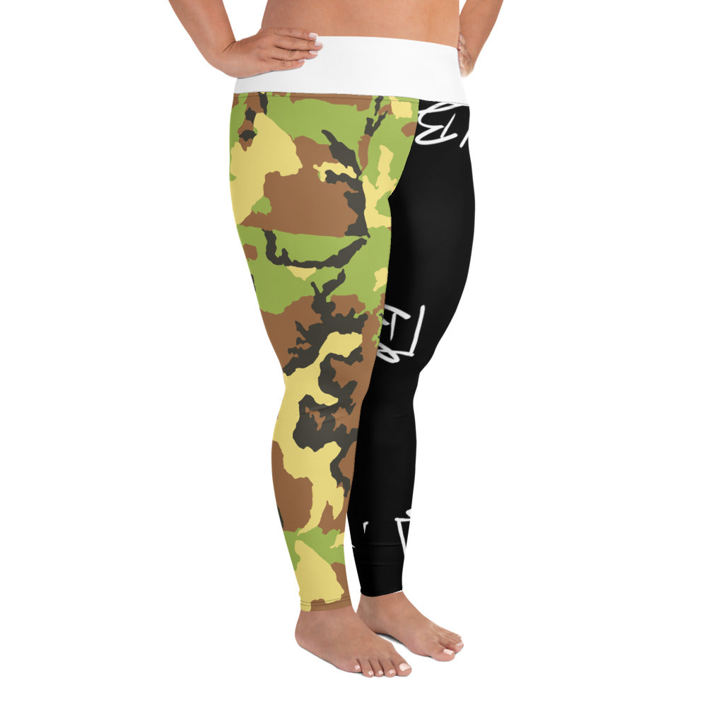 All-Over Print Plus Size Leggings