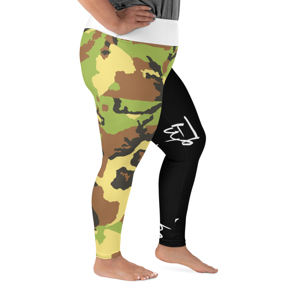 All-Over Print Plus Size Leggings