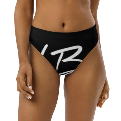 Recycled high-waisted bikini bottom