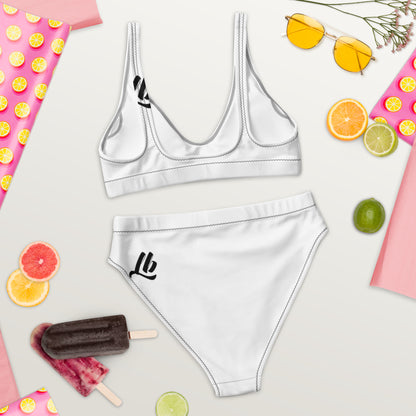 Recycled high-waisted bikini
