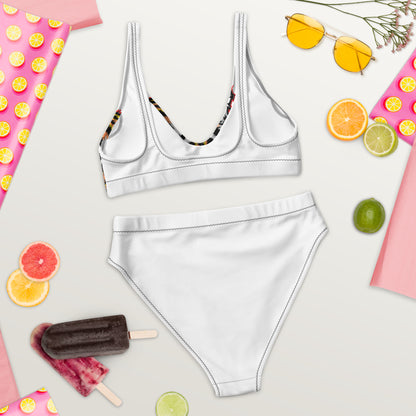 Recycled high-waisted bikini