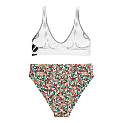 Recycled high-waisted bikini