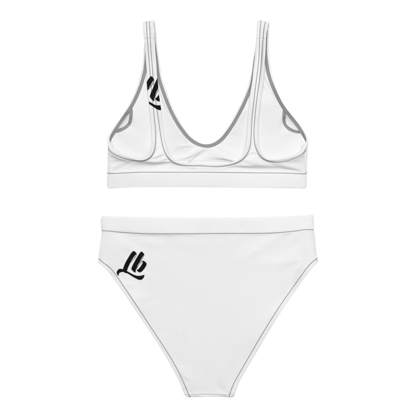 Recycled high-waisted bikini