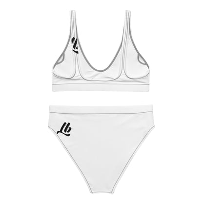 Recycled high-waisted bikini