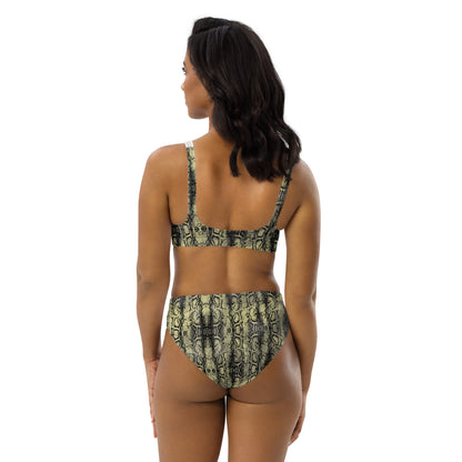 Recycled high-waisted bikini takee risks