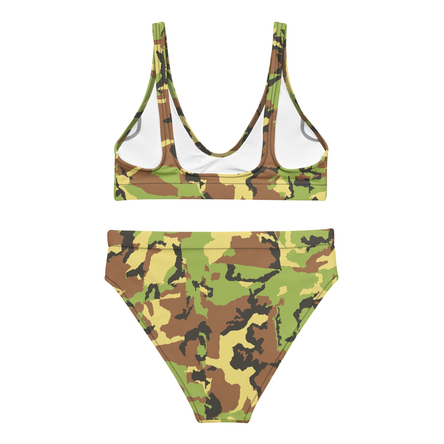 Recycled high-waisted bikini