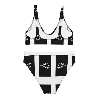 Recycled high-waisted bikini