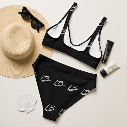 Recycled high-waisted bikini