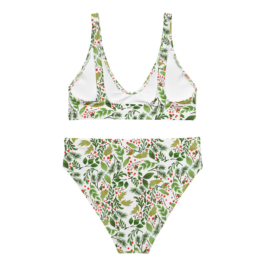 Recycled high-waisted bikini