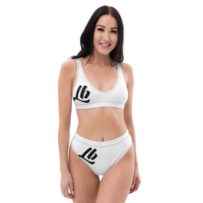Recycled high-waisted bikini