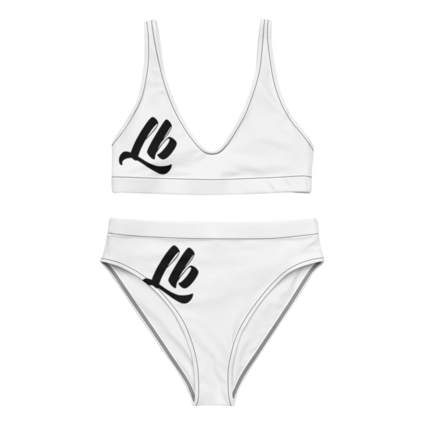 Recycled high-waisted bikini