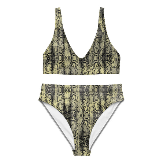 Recycled high-waisted bikini