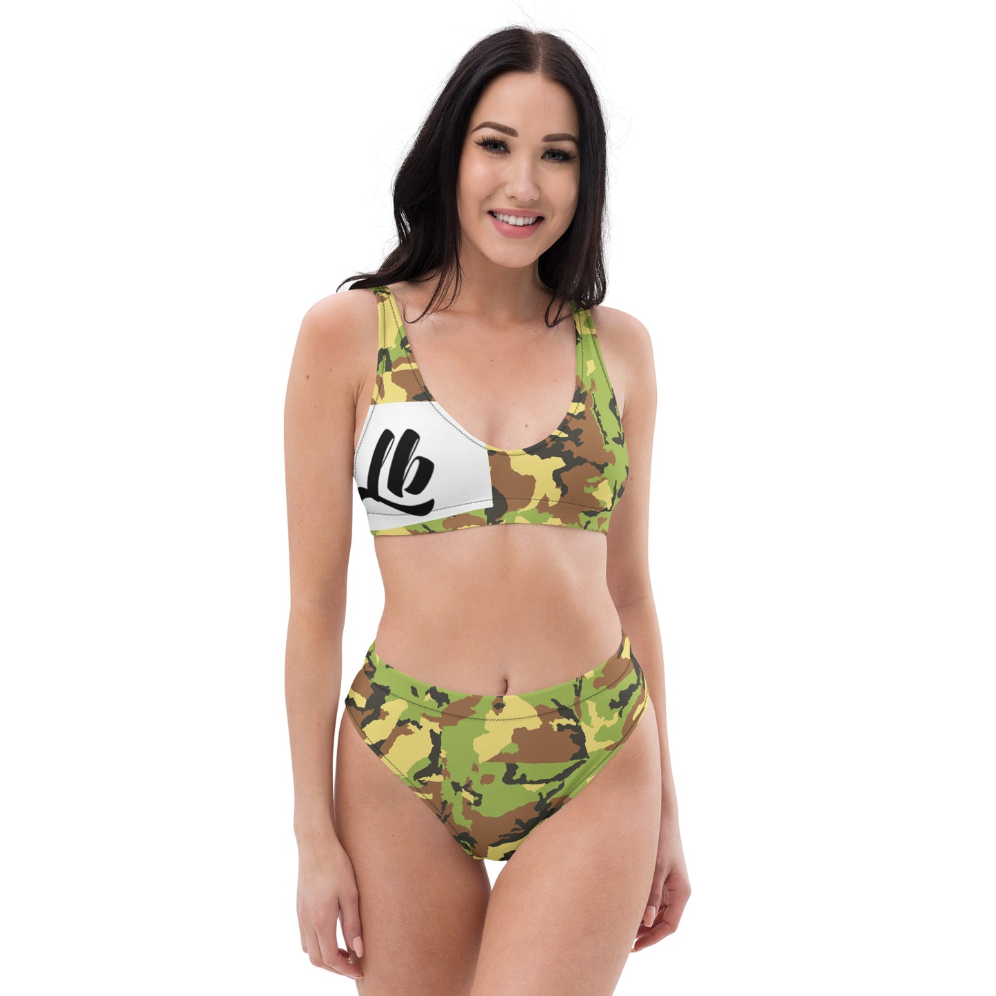 Recycled high-waisted bikini
