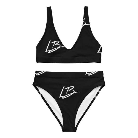 Recycled high-waisted bikini