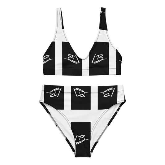 Recycled high-waisted bikini