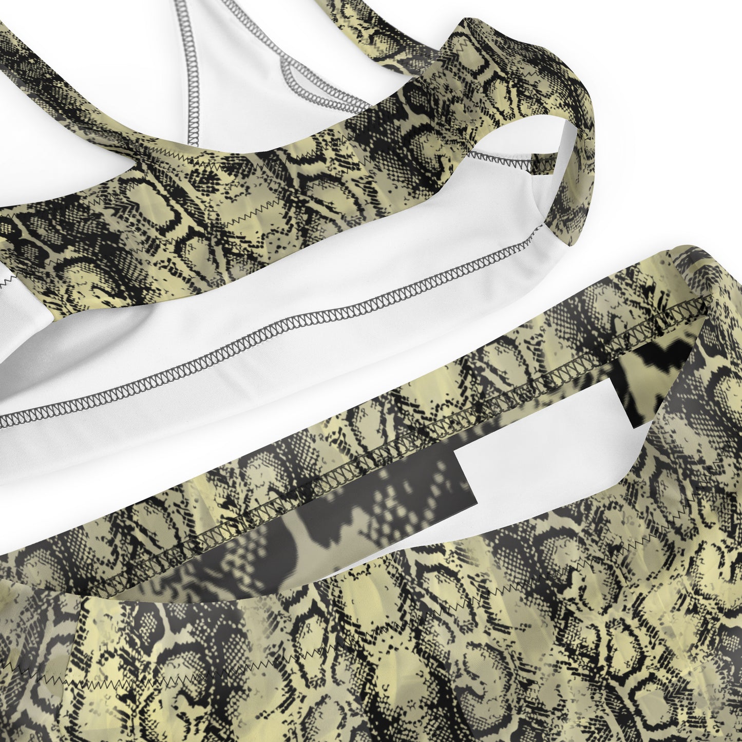 Recycled high-waisted bikini takee risks