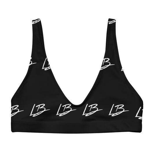 Recycled padded bikini top