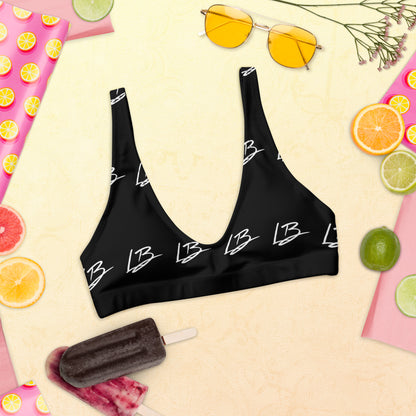Recycled padded bikini top