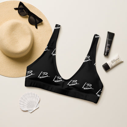Recycled padded bikini top