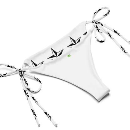 All-over print recycled string bikini