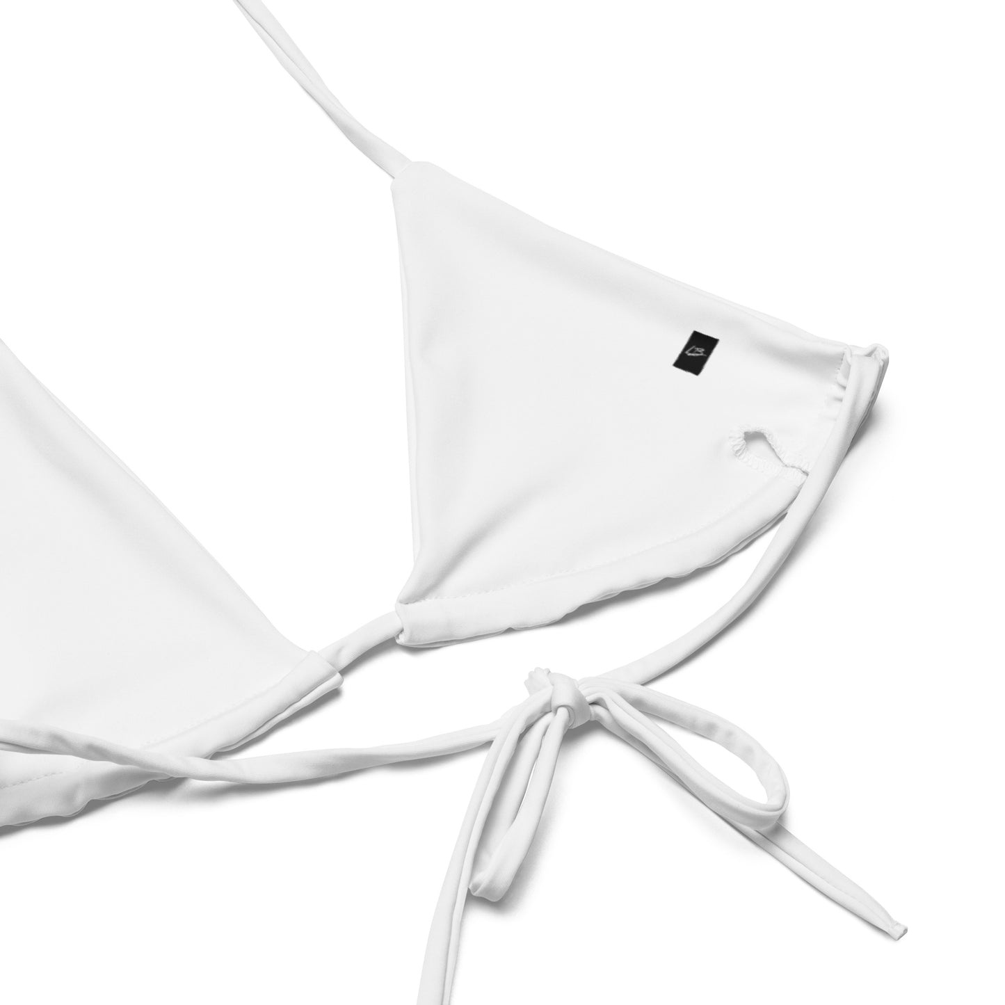 All-over print recycled string bikini