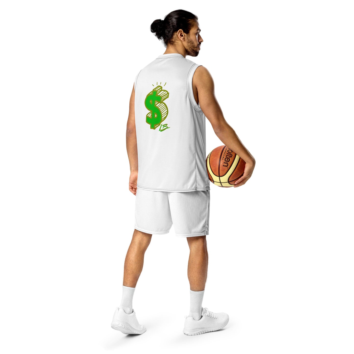 Recycled unisex basketball jersey