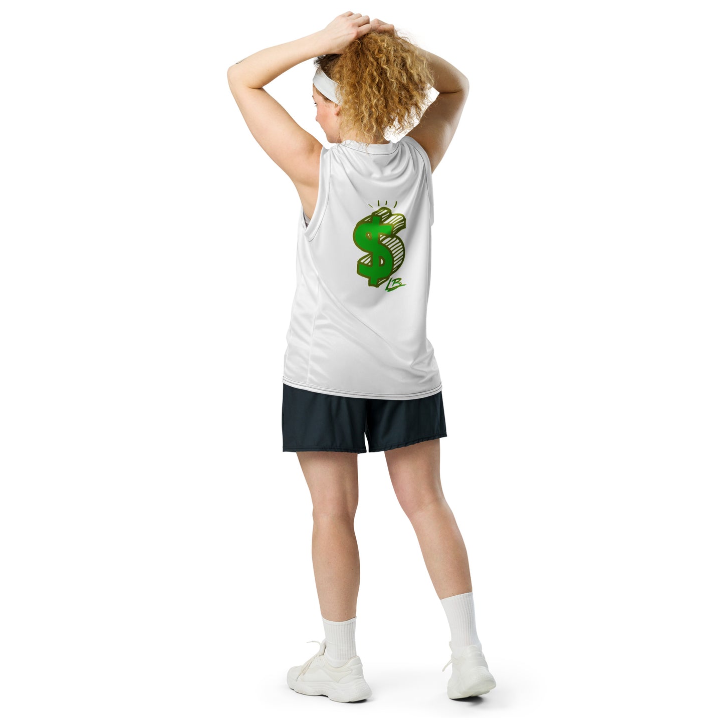 Recycled unisex basketball jersey