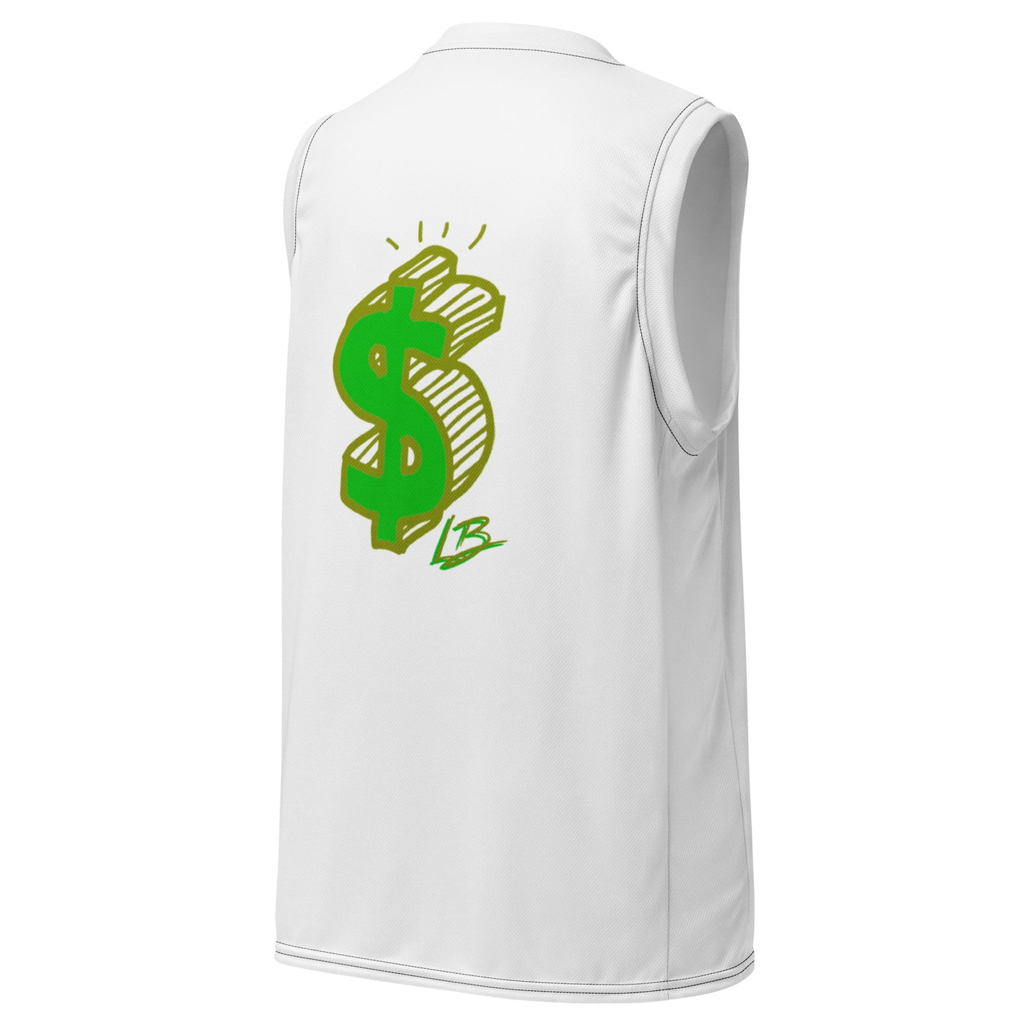 Recycled unisex basketball jersey