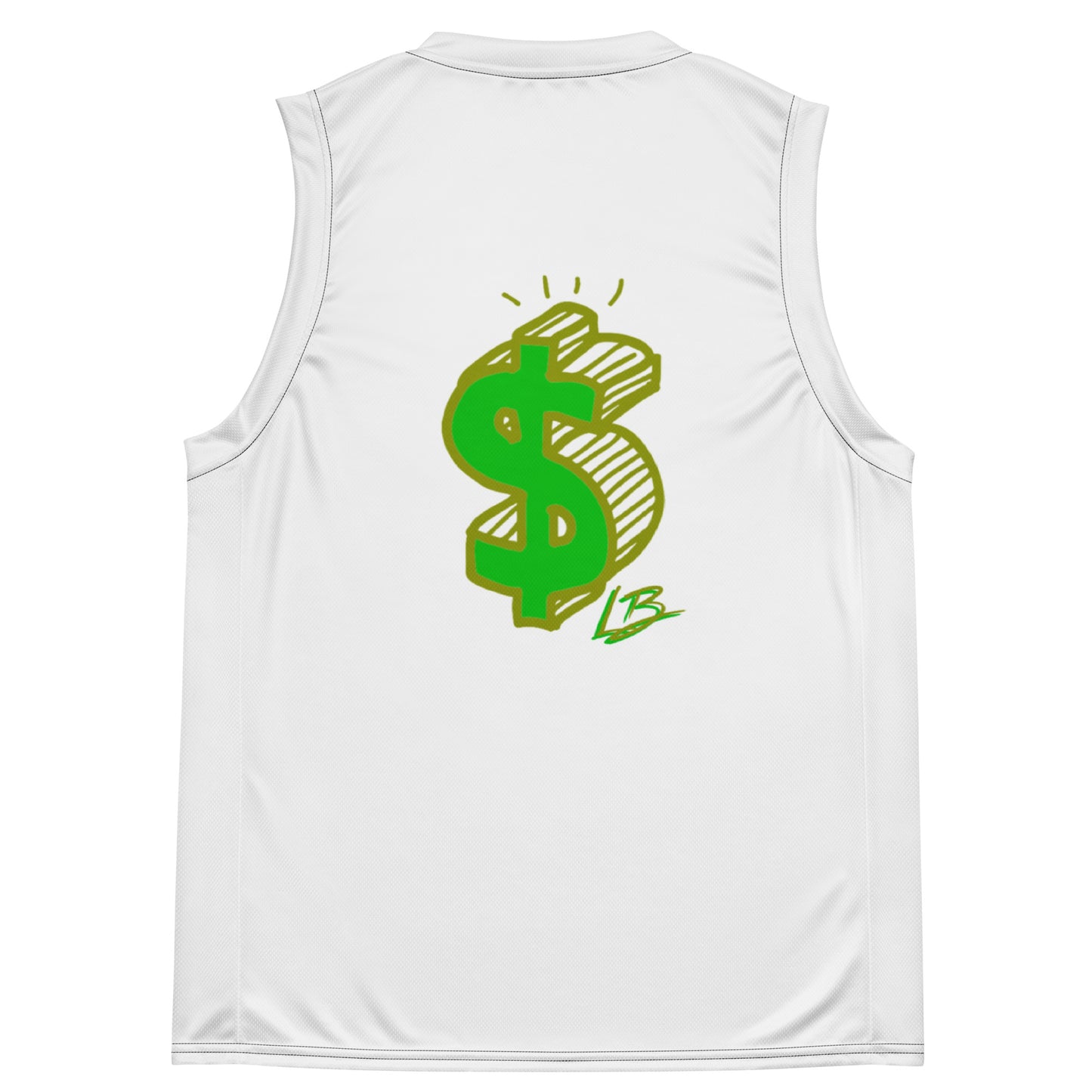 Recycled unisex basketball jersey