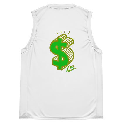 Recycled unisex basketball jersey