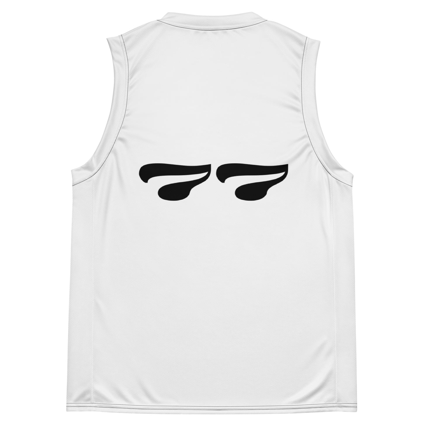Recycled unisex basketball jersey