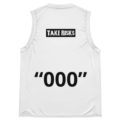 Recycled unisex basketball jersey