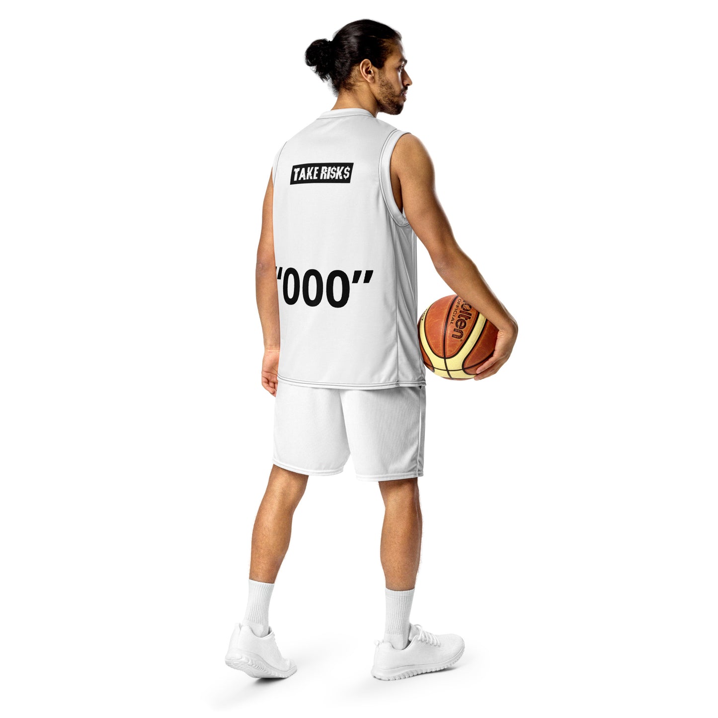 Recycled unisex basketball jersey