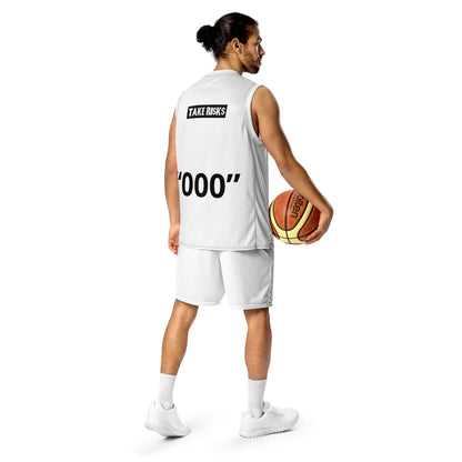 Recycled unisex basketball jersey