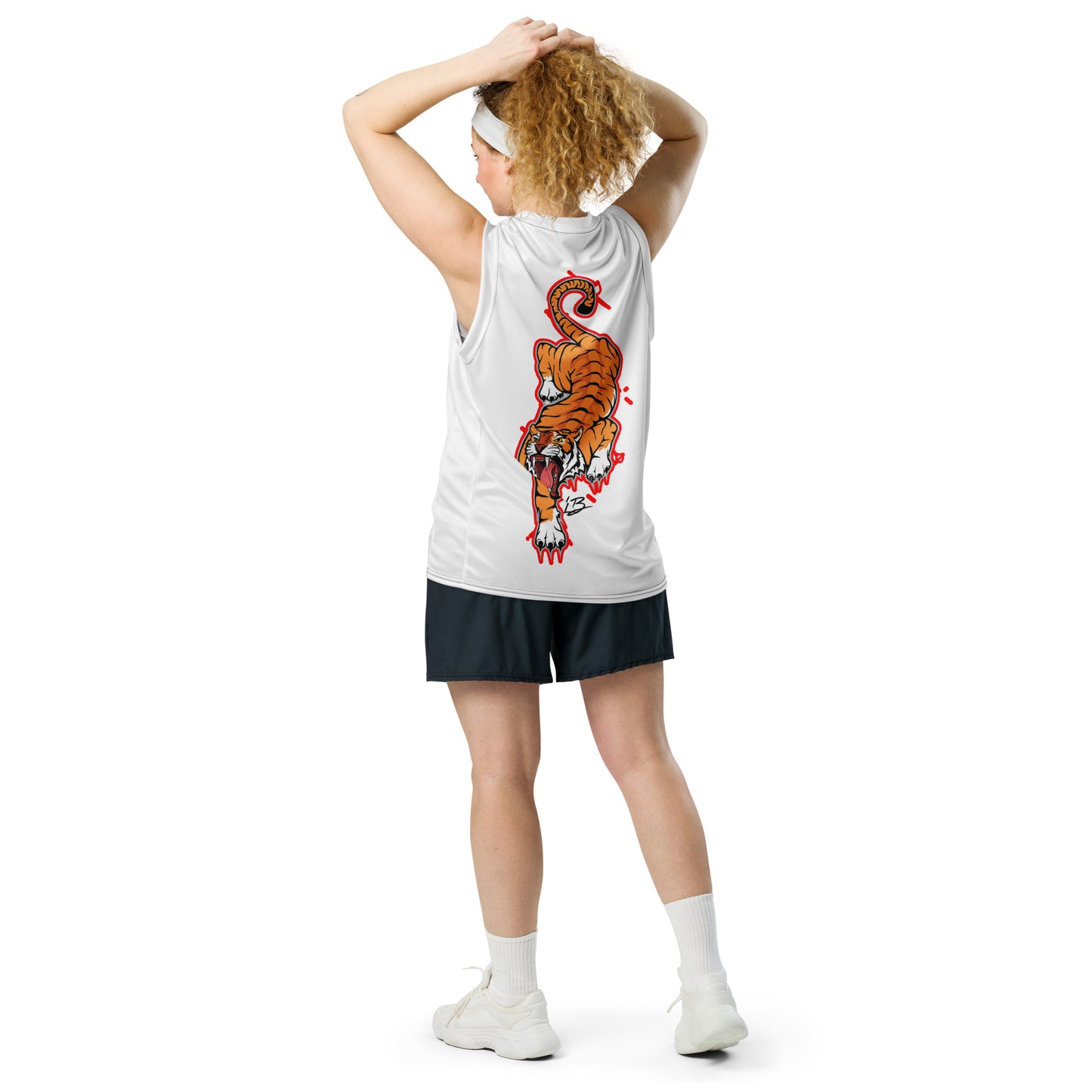 Recycled unisex basketball jersey