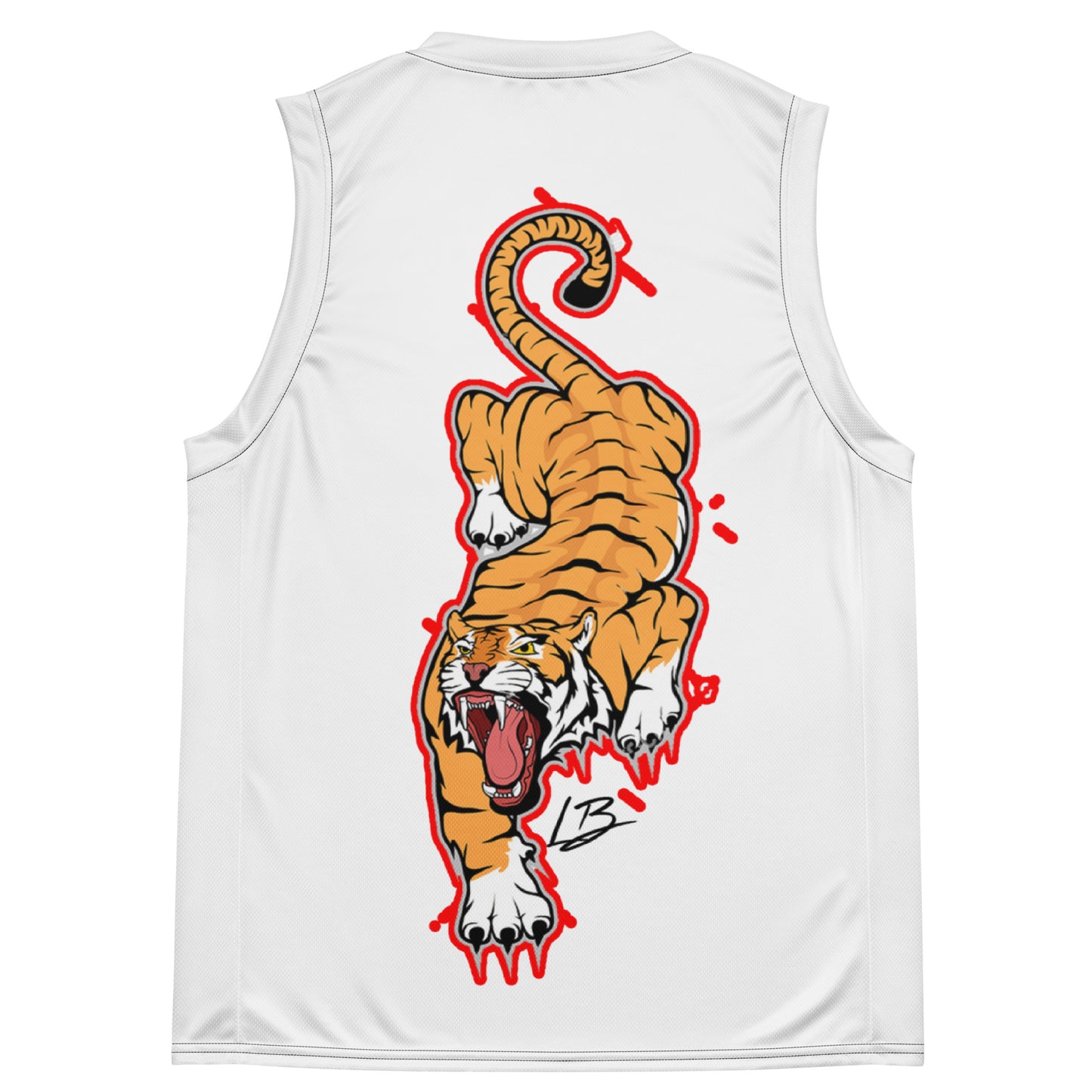 Recycled unisex basketball jersey