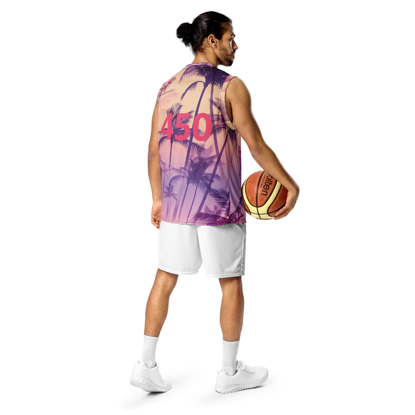 Recycled unisex basketball jersey